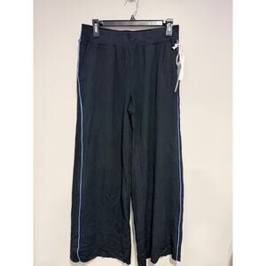 NWT New Alice + Olivia x Big Feelings Olivia Lounge Pants Medium Black